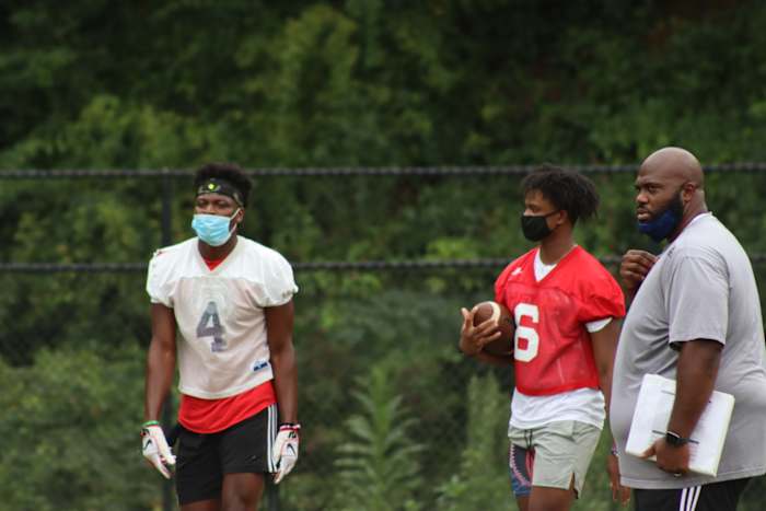 WR, Jayden Thomas with 2022 QB, Myles "MJ" Morris